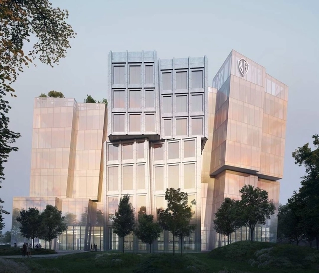 Frank Gehry projeta "iceberg flutuante" para a Warner Bros. em Los Angeles - Imagem de Destaque