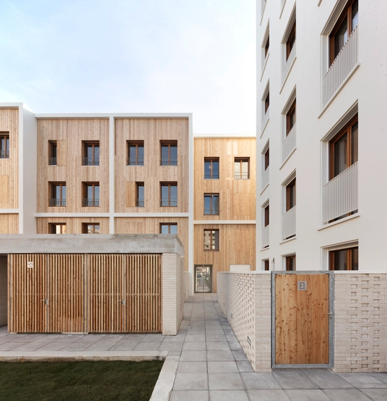 71 Viviendas Sociales La Courneuve / JTB.architecture + MaO architectes - Vivienda Social