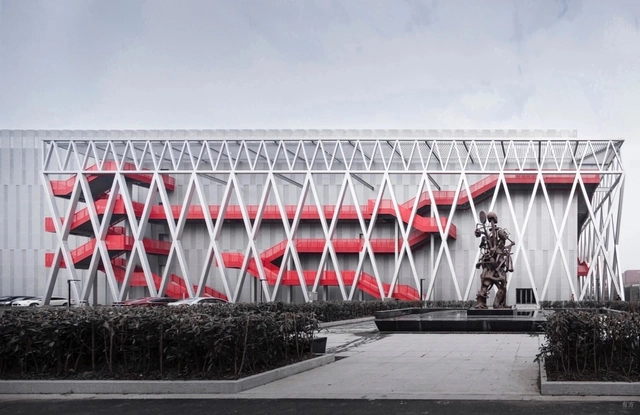 FUTURE STITCH Smart Factory / AZL Architects - Exterior Photography, Factory, Facade