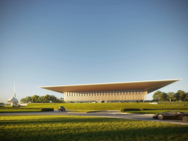 Foster + Partners projeta uma biblioteca pública em Sharjah, capital mundial do livro de 2019 - Imagem de Destaque
