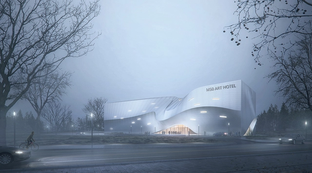 MUDA-Architects Designs Flowing Art Hotel in Sichuan Inspired by Musical Love Story - Featured Image