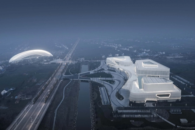 Rudong Culture Center / TJAD - Cultural Center