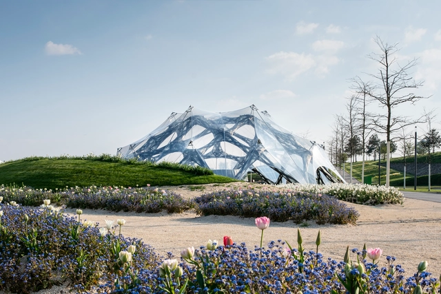 BUGA Fibre Pavilion / ICD/ITKE University of Stuttgart - Pavilion