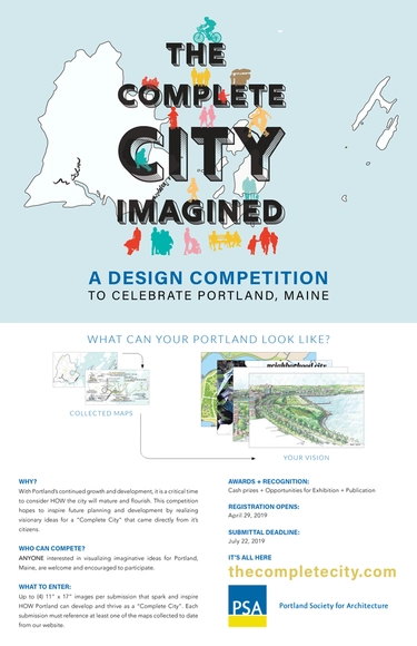 The Complete City: Imagined - A Design Competition to Celebrate Portland, Maine - Featured Image