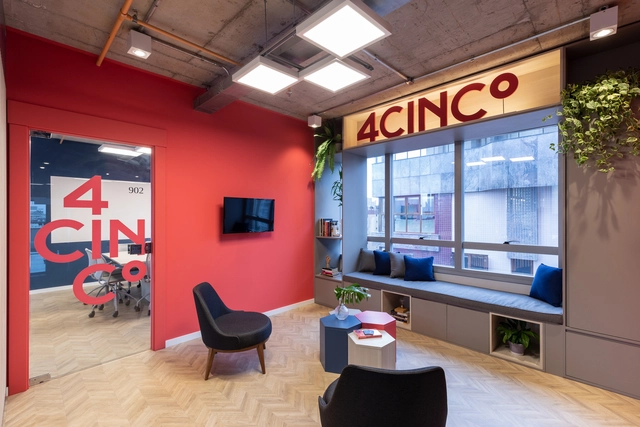 Escritório 4Cinco / Victoria Rizzo Arquitetura - Escritórios, Mesa, Cadeira