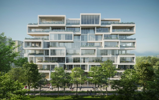 Stefano Boeri Architetti projeta complexo habitacional escalonado na Albânia - Imagem de Destaque
