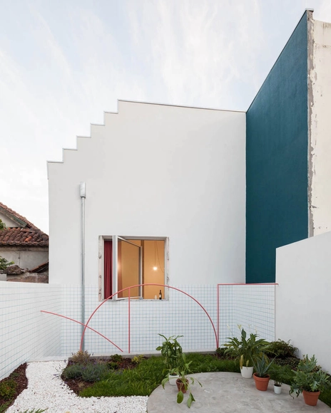 Casa São Brás / fala - Casas, Porta, Fachada