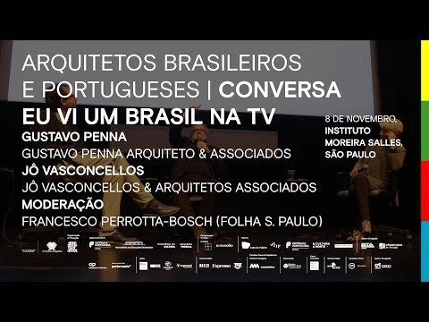 "Eu vi um Brasil na TV" com Jô Vasconcellos, Gustavo Penna e Francesco Perrotta-Bosch - Imagem de Destaque