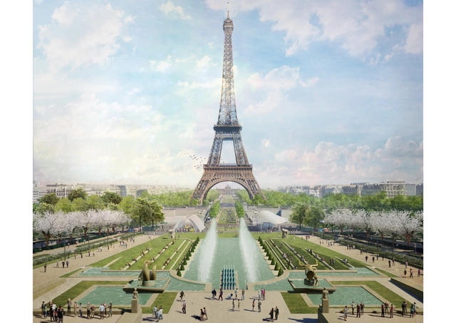 Gustafson Porter + Bowman Wins Competition to Redesign Eiffel Tower Site - Featured Image
