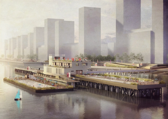 Studio Octopi Reveals Design for East London Baths in the Thames - Featured Image