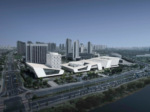 淮安市城市博物馆、图书馆、文化馆、美术馆 / 同济大学建筑设计研究院 - 文化中心