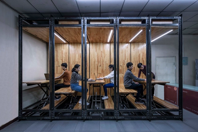 9.639, An Inserted Variable Office / LUO studio - Pavilion