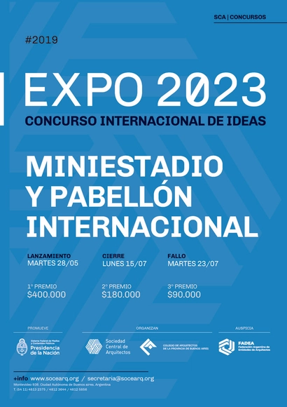 Concurso de Ideas Expo 2023: "Miniestadio y Pabellón Internacional" - Imagen Principal