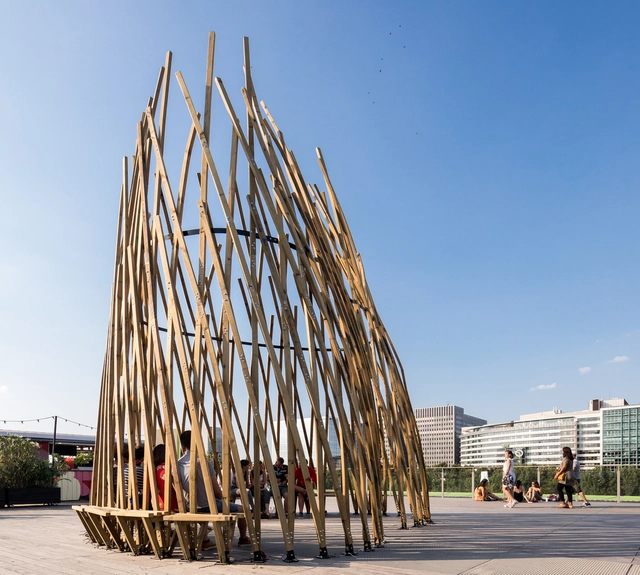 Pavilhão La Vrillette / ENSA Paris-La-Villette - Outras Estruturas