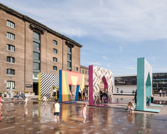 Gateways Installation / Adam Nathaniel Furman - Exterior Photography, Temporary Installations, Facade