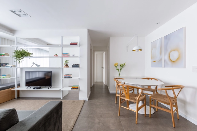 Apartamento Buenos Aires / Ultra - Edifício De Apartamentos, Cozinha, Mesa, Iluminação, Cadeira, Bancada