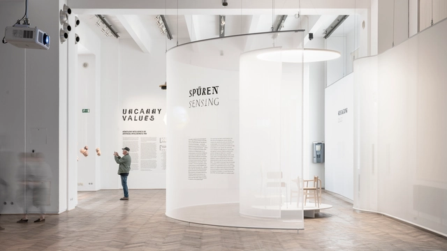 Uncanny Values: Artificial Intelligence & You Exhibition / Some Place Studio - Interior Photography, Museum & Exhibition Interiors, Facade
