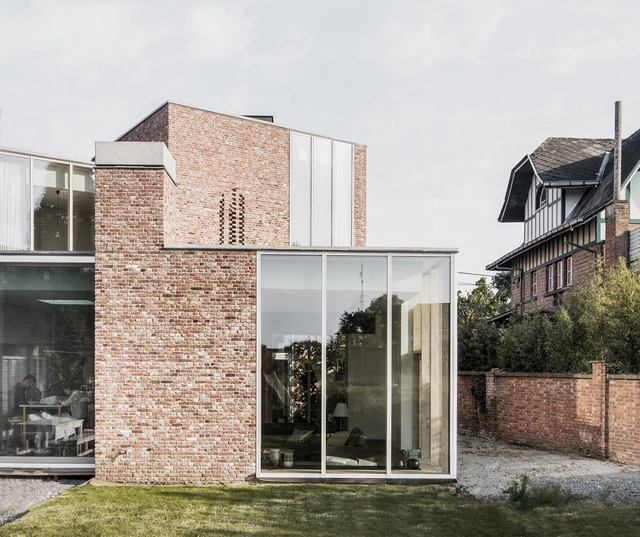 L-C住宅，立方体块的叠加组合 / Graux & Baeyens Architects - 独立住宅
