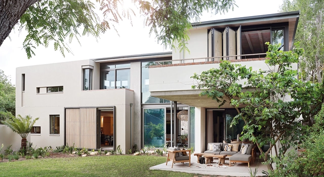 68 Jonkershoek House / Gallagher Lourens Architects - Exterior Photography, House Interiors, Facade, Door, Chair
