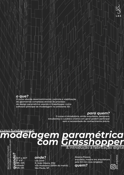 Modelagem Paramétrica e Fabricação Digital com Grasshopper - Imagem de Destaque