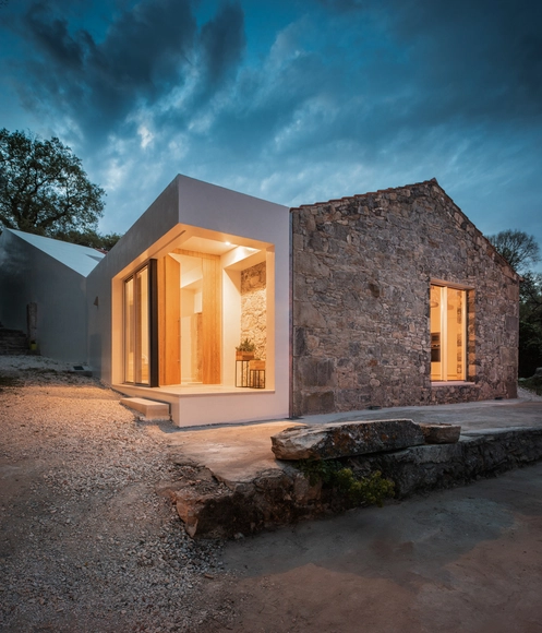 Casa SO/ PHYD Arquitectura - Casas, Fachada, Porta, Arco