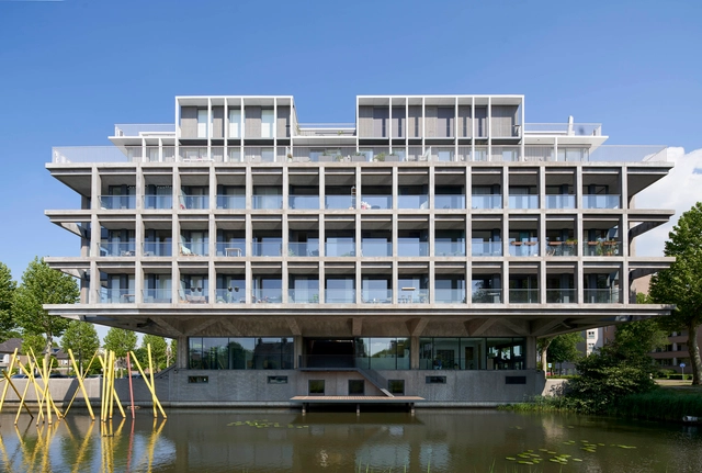 Schubertsingel Den Bosch 粗野主义办公楼改造 / Houben / van Mierlo - 办公设施