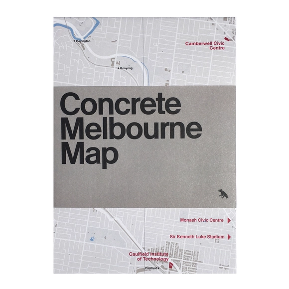 Concrete Melbourne Map: Guide map to Melbourne's concrete and Brutalist architecture - History