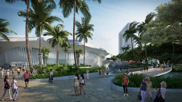 Snøhetta+WCIT+AECOM 联手设计，夏威夷檀香山市中心总体规划方案 - 主图