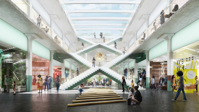 OMA Reveals New Design to Convert Historic Houston Post Office - Featured Image
