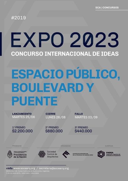 Concurso Internacional de Ideas Expo 2023: "Espacio Público, Boulevard y Puente” - Imagen Principal