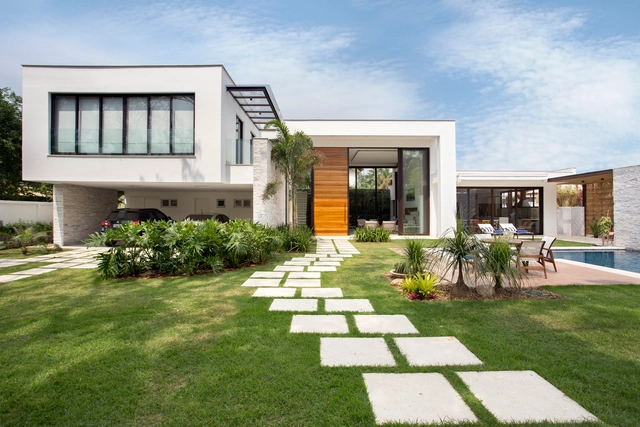 Casa Jardim Ubá / Amanda Miranda Arquitetura - Casas, Jardim, Porta, Fachada