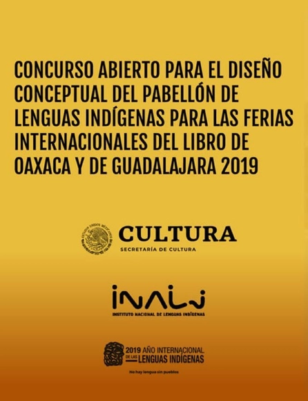 Concurso para el diseño conceptual del Pabellón de lenguas indígenas para las ferias internacionales del libro de Oaxaca y de Guadalajara  2019 - Imagen Principal
