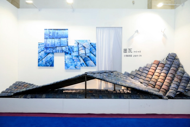2019设计北京博览会建筑装置-墨瓦 / 介隐建筑事务所 - 展馆