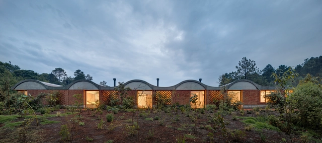 Casa terreno / Fernanda Canales - Casas, Jardín, Fachada