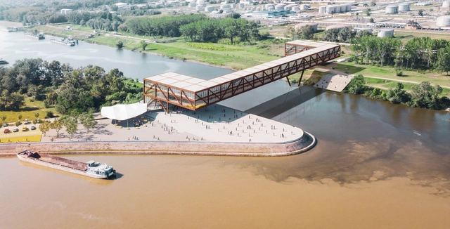 ARCVS Design Multifunctional Bridge Over River Danube - Featured Image