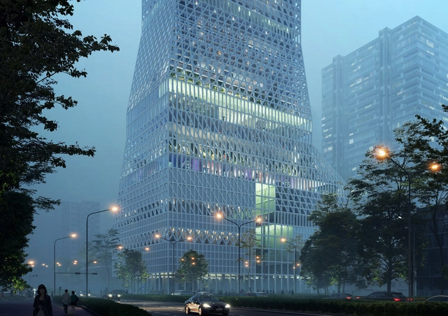 Mecanoo diseñará la torre cultural para el distrito de Futian en Shenzhen - Imagen Principal