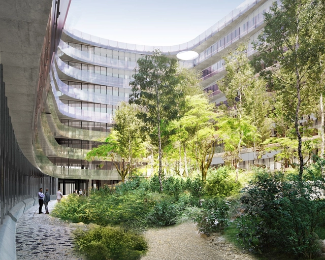 Herzog & de Meuron propõe "floresta urbana" em Munique - Imagem de Destaque