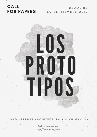 Revista VAD 02: Convocatoria de Papers para "Los prototipos" - Imagen Principal