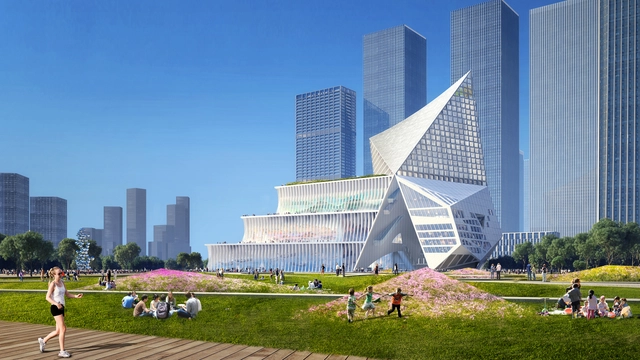 OMA gana concurso para diseñar nuevo centro financiero de Shenzhen - Imagen Principal