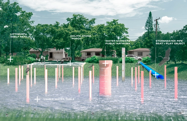 Department Design Office Wins Keeping Current Competition to Fight Flooding in Miami - Featured Image