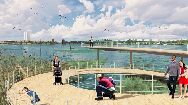 West 8 Wins Middle Branch Competition to Revitalize Baltimore's Waterfront - Featured Image