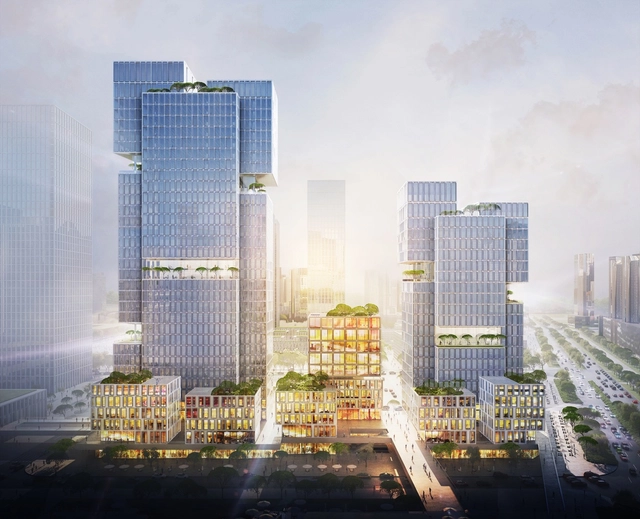 gmp Designs Cubic Towers for Shenzhen - Featured Image