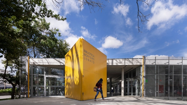 Renovação da Biblioteca Monteiro Lobato / MMBB Arquitetos - Renovação, Fachada