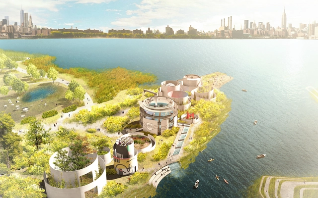 Architects Propose to Repurpose Decommissioned Industrial Tanks on Brooklyn’s Waterfront - Featured Image