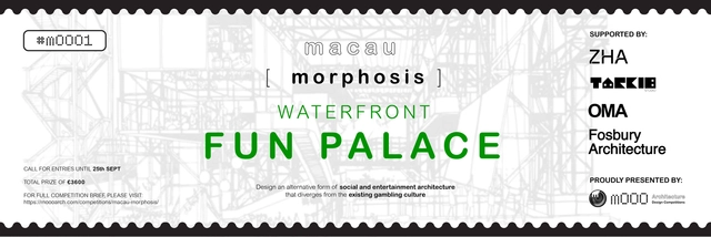 Open Call: macau [ morphosis ] WATERFRONT FUN PALACE - Featured Image
