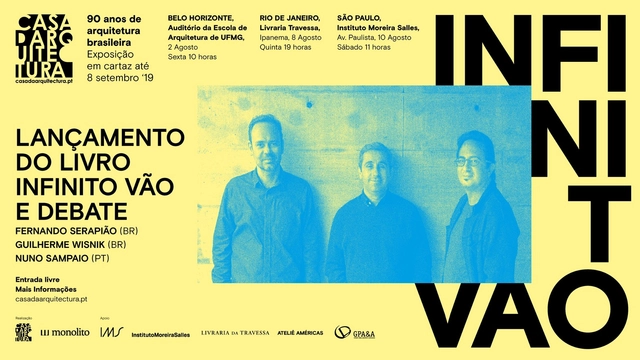 Lançamento do livro "Infinito Vão" no Rio de Janeiro e São Paulo - Imagem de Destaque
