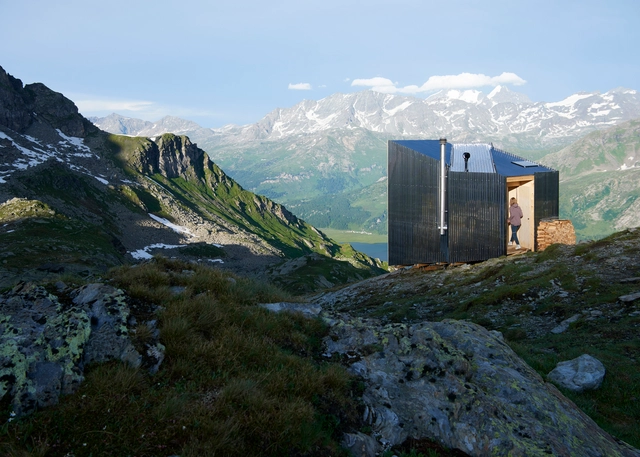 Cabaña On Mountain Hut / Thilo Alex Brunner - Cabañas & Lodges
