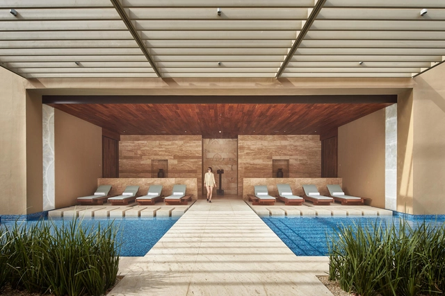 Resort y spa JW Marriot Los Cabos / Olson Kundig - Interiores De Espacios De Bienestar