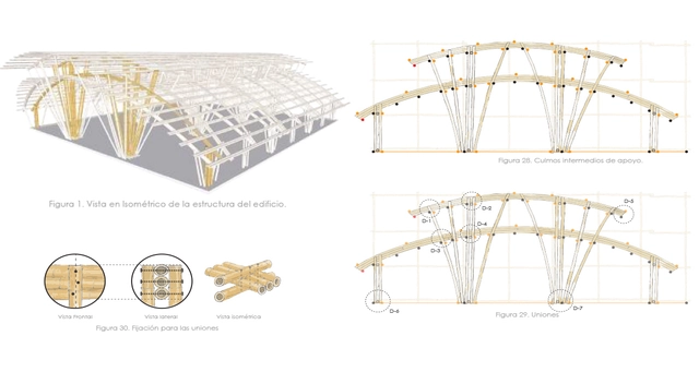Aprende a diseñar una cubierta de bambú con cerchas verticales - Imagen Principal