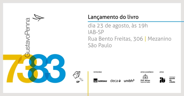 Lançamento do livro Gustavo Penna 73/83 - Imagem de Destaque
